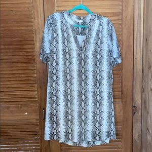 Entro snake skin dress